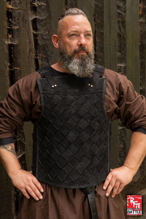 Ready for Battle Leather Armour Viking Black