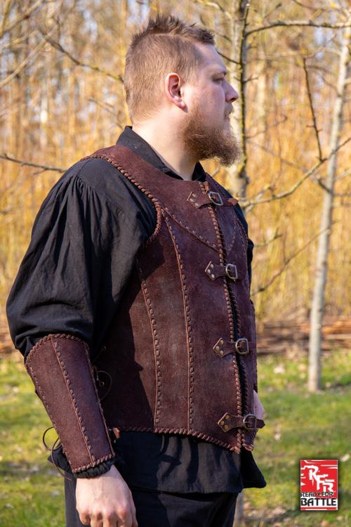 Ready for Battle Leather Armour Veteran Brown