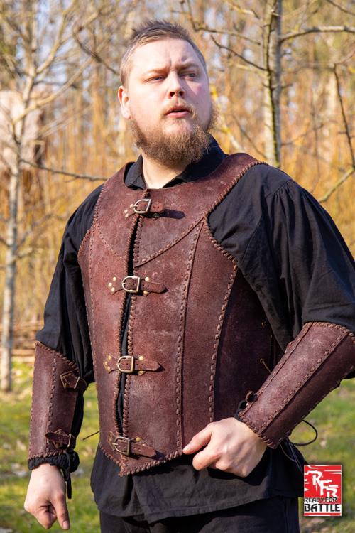 Ready for Battle Leather Armour Veteran Brown