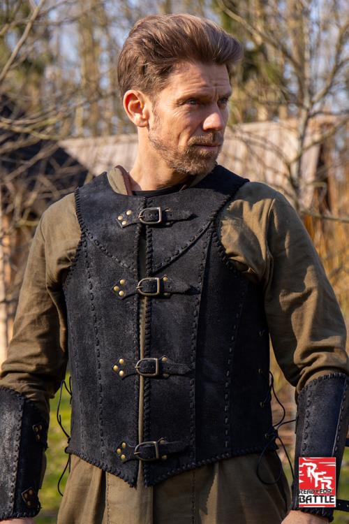 Ready for Battle Leather Armour Veteran Black