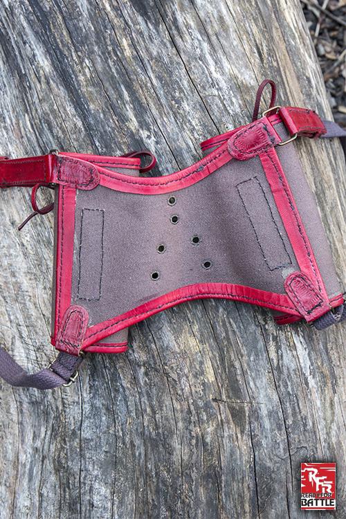 Ready for Battle Double Sword Harness Red