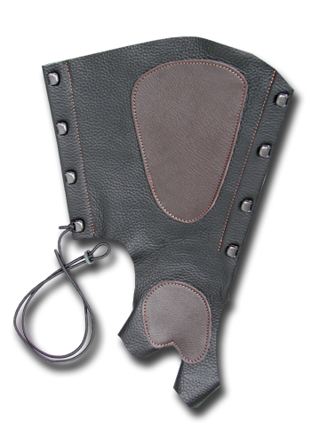 Kombi-Armschutz für Bogenschießen, schwarz, Linksh