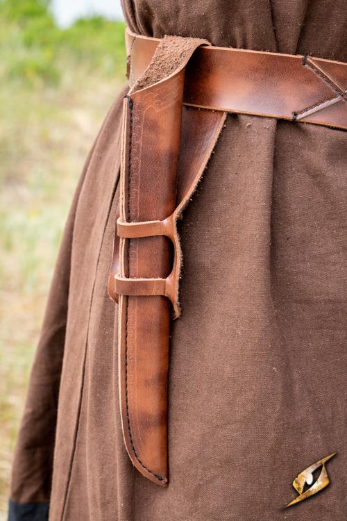 Kunstleder-Zauberstab-Scheide Braun