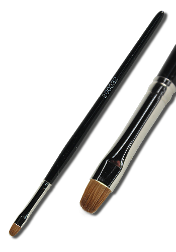 Eyeshadow Brush Size 2, flat, cat's tongue shaped