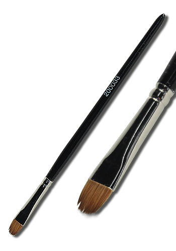 Eyeshadow Brush Size 3, flat, cat's tongue shaped