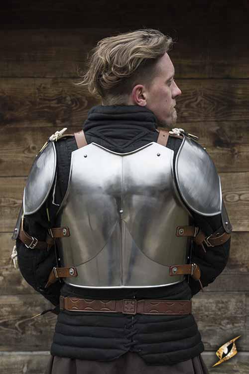 Shoulder Armour Soldier Polished Steel