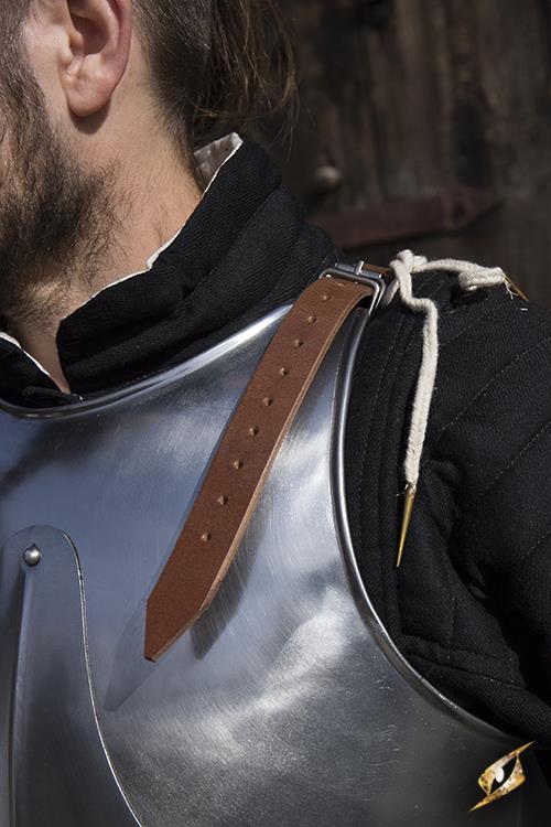 Milanese Breastplate Polished Steel