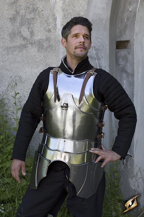 Gothic Half Armour Polished Steel