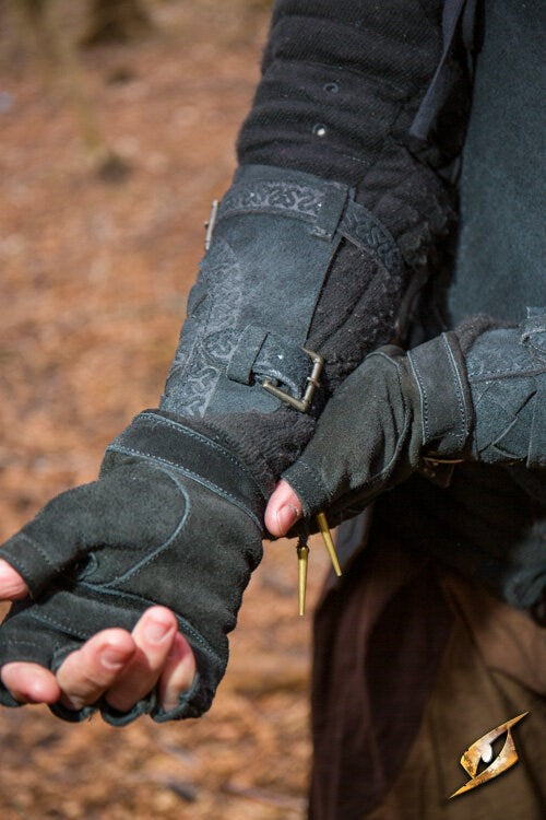 Ranger Bracers Suede Black