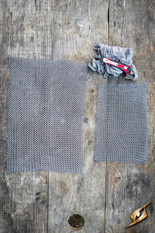 Small Chainmail Sheet Grey