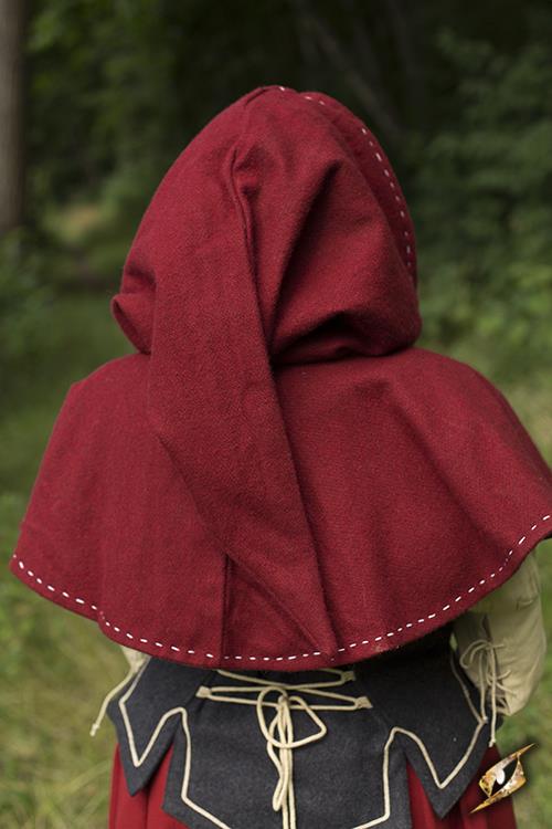 Hood Medieval Dark Red