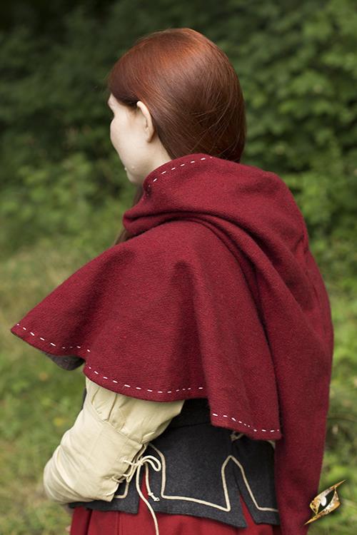 Hood Medieval Dark Red