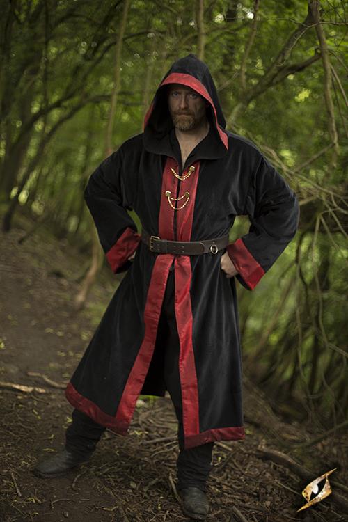 Robe Wizard Black/Red