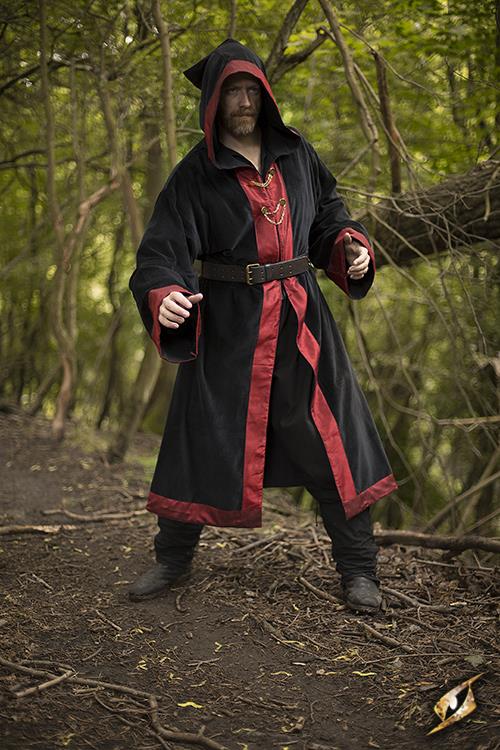 Robe Wizard Black/Red