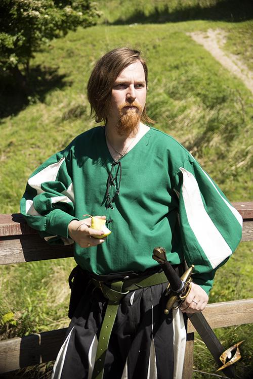 Shirt Landsknecht Green/White