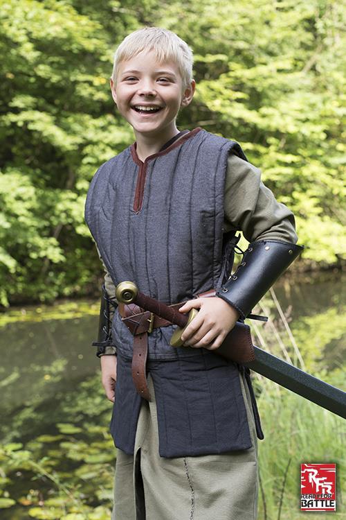 Ready for Battle Gambeson Padded Armour, schwarz