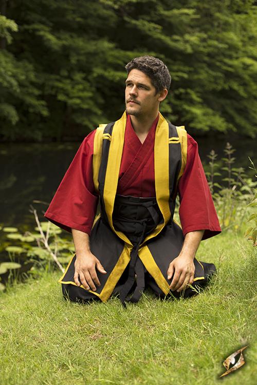 Coat Jin-Baori Black/Gold