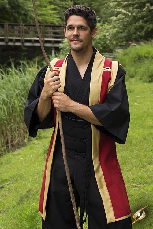 Coat Jin-Baori Red/Gold