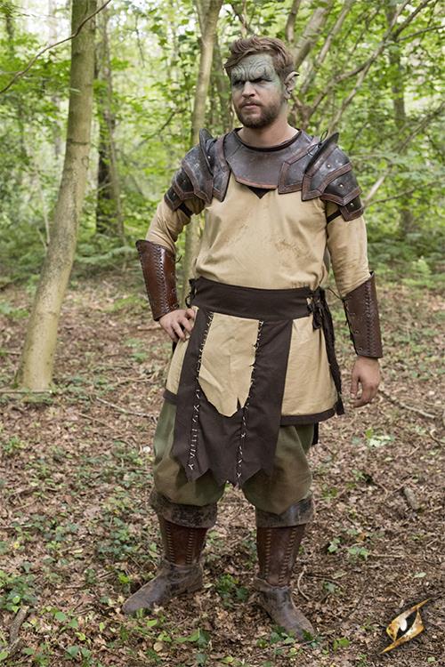 Lendenschurz Azog, dunkelbraun