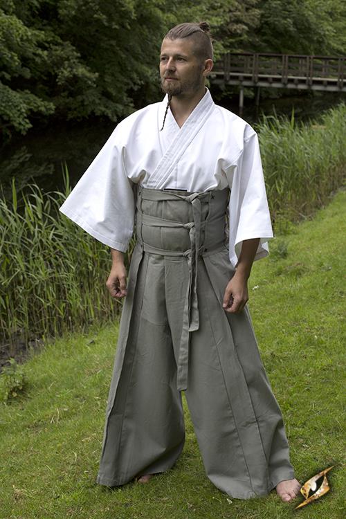 Hose Samurai, grau/schwarz