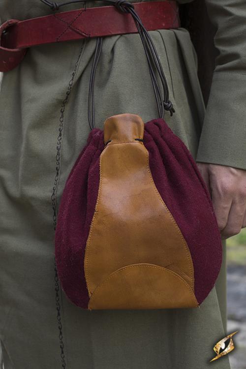 Purse Merchant Red/Brown