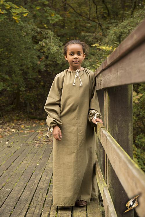 Children´s Shirt Dress, green