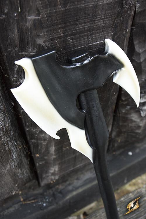 Dark Elven Axe 67 cm Black/White