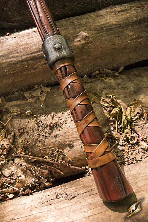 Single Bladed Axe 105 cm Brown/Silver