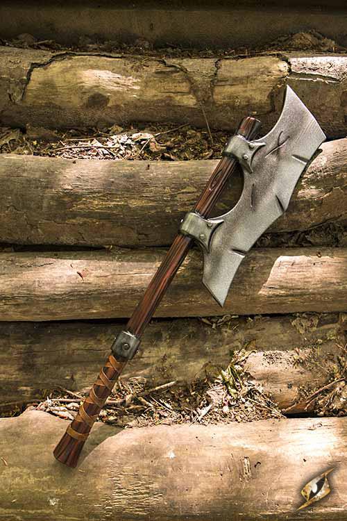 Single Bladed Axe 105 cm Brown/Silver