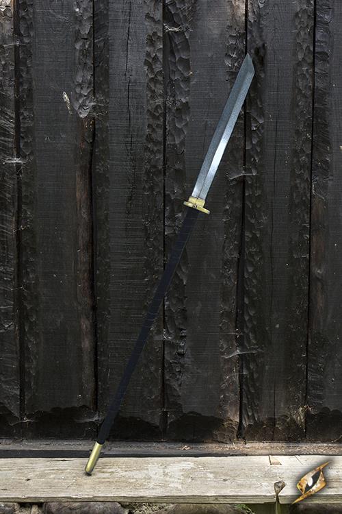 Speer Naginata 180 cm Schwarz/Silber