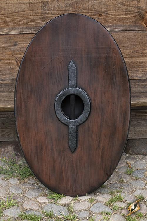 Oval Shield Scutum 100x65 cm Wood