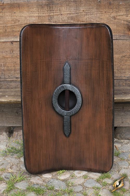 Square Shield Scutum Red