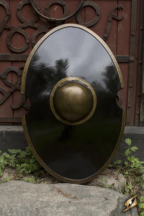 Schild Elliptical 70x45, schwarz