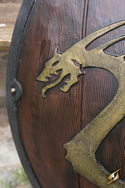 Schild Viking Dragon 80cm, holz