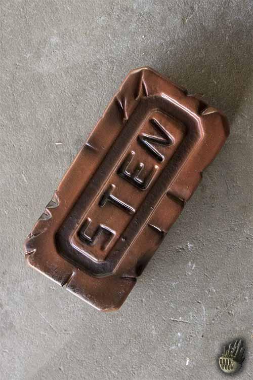 Dark Moon Ziegelstein 20x10x6cm Braun