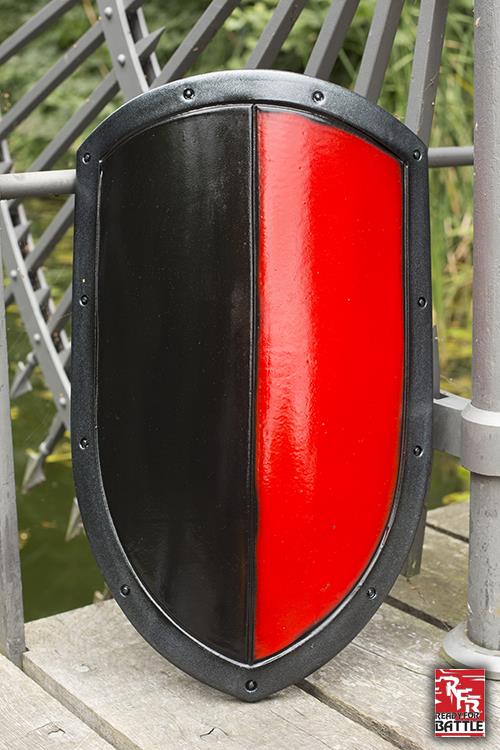 Ready for Battle Kite Shield 60x36 cm Black/Red