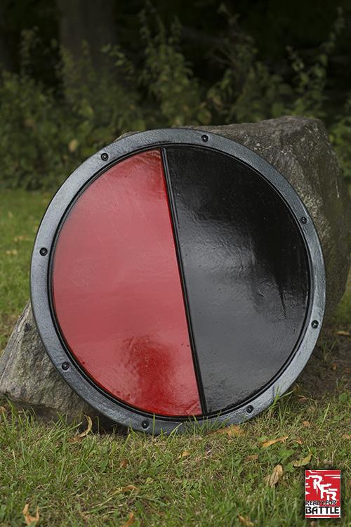 RFB Round Shield - Red/Black