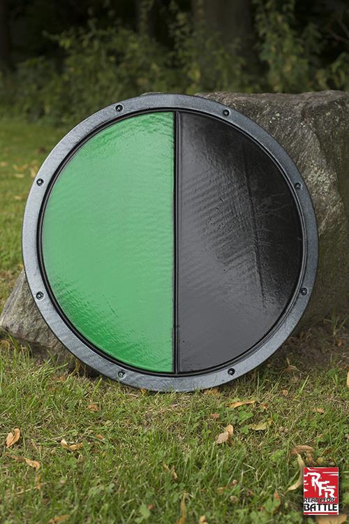 Ready for Battle Round Shield ø50 cm Black/Green