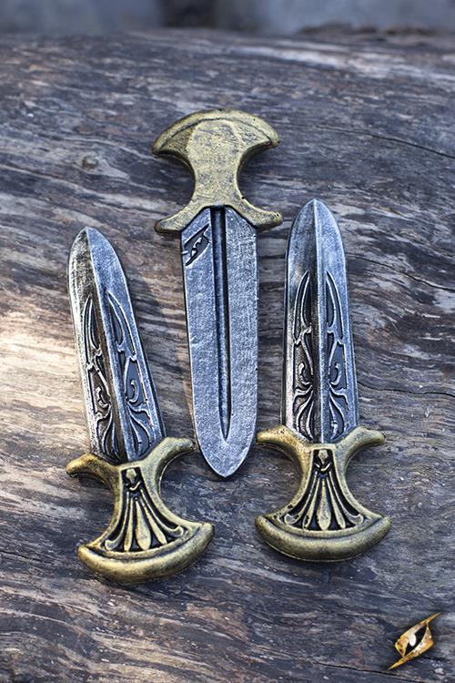 3 Pieces Throwing Knife Assassin Inquisitor 13cm