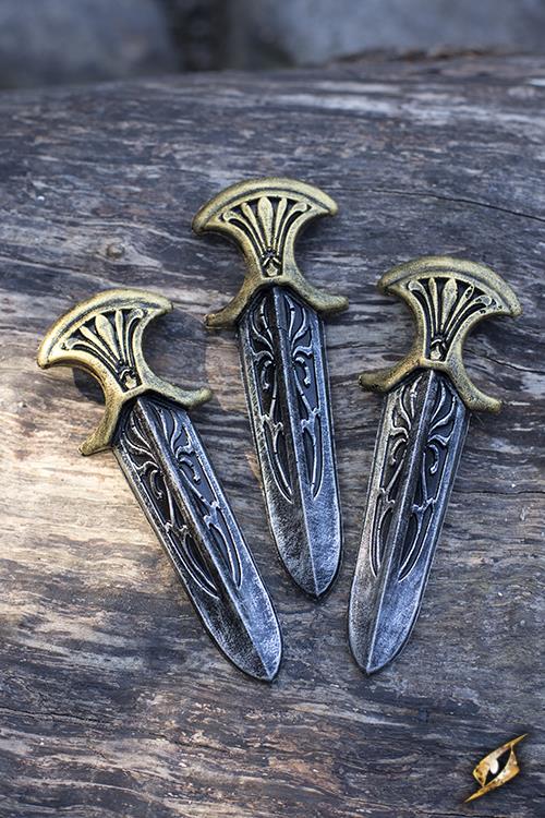 3 Pieces Throwing Knife Assassin Inquisitor 13cm