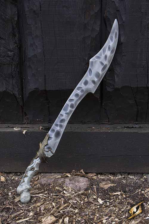 Bone Scimitar 85 cm White/Gold