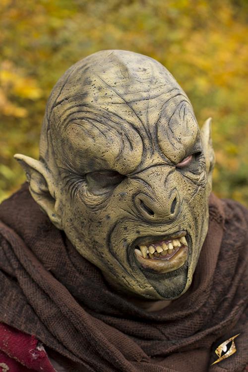 Orc Mask Carnal 57-59 cm Brown
