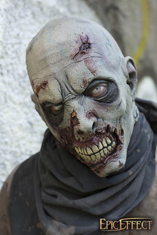 Maske Scarface Zombie - grau