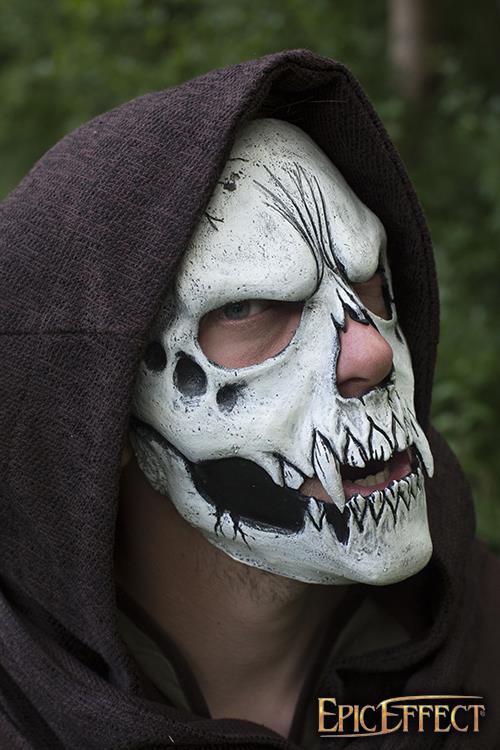 Maske Skull Trophy, weiß