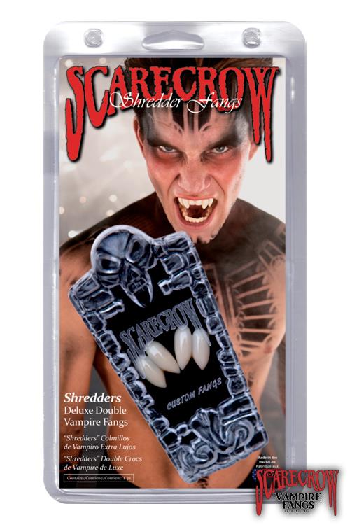 ScareCrow Vampire Fangs Shredders White