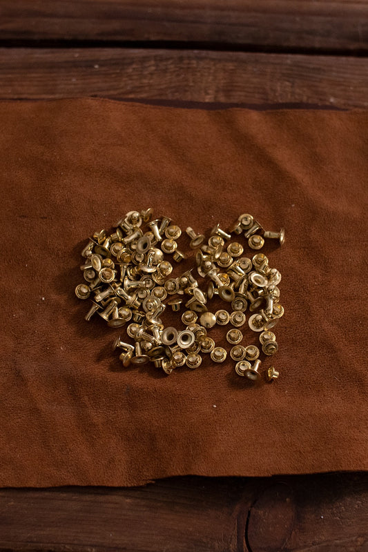 Hollow Rivet KØ7,0 x L8,0 mm Iron/Brass