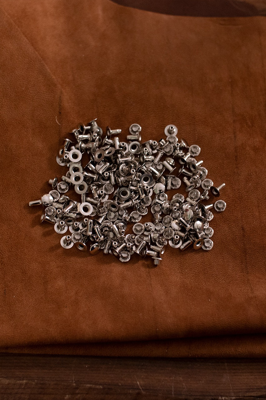 Hollow Rivet KØ7,0 x L8,0 mm Brass/Nickel