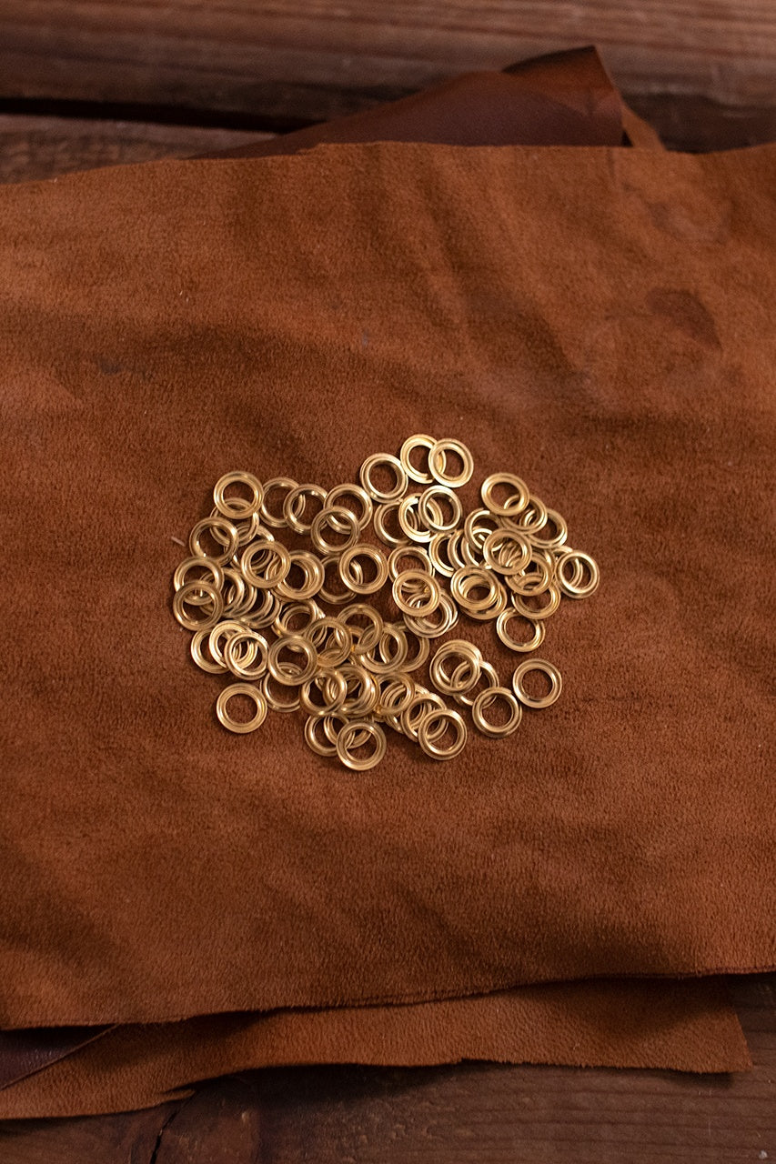 Ring For Eyelet D:5,7 mm; L:0,6 mm; U:9,6 mm Iron/Brass