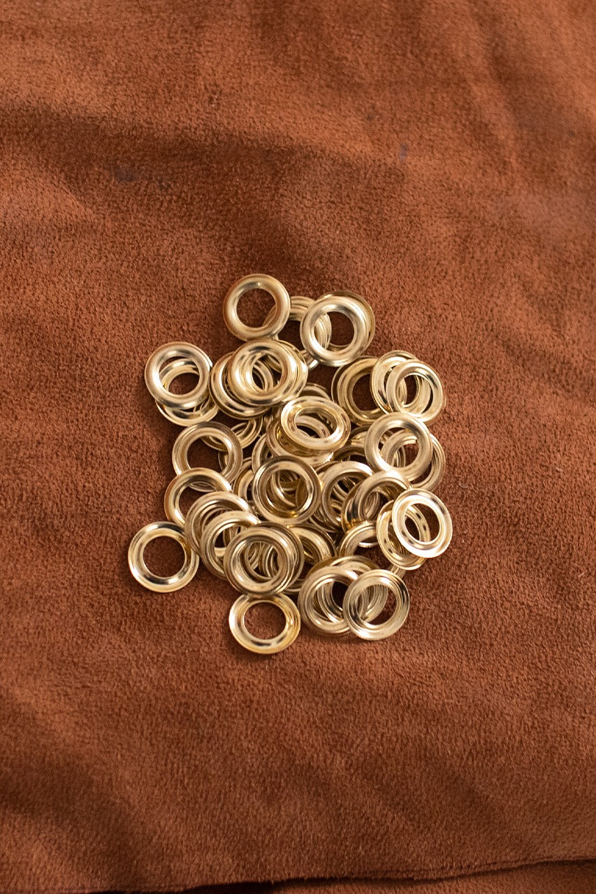 Ring For Eyelet D:6,9 mm; L:0,7 mm; U:11,5 mm Iron/Brass