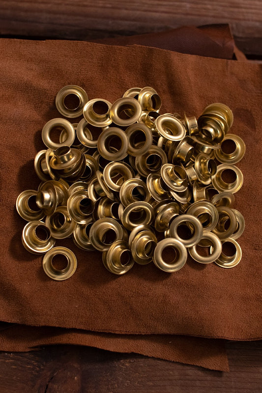 Eyelet Shaft D:10,0 mm; L:4,5 mm; U:18,8 mm Brass